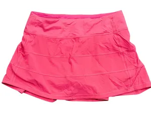 Lululemon Pace Rival Skirt Skort Pink Size 10 Pickleball Tennis Golf Athleisure thumbnail 1