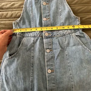 Zara Denim Button-Down Dress thumbnail 8
