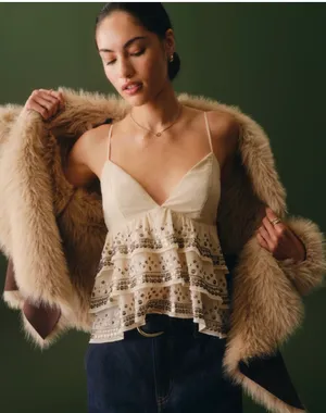 Abercrombie Sequin Tiered Cami thumbnail 1