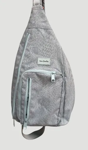 Vera Bradley Reactive Heathered Teal Reef Blue Sling Backpack thumbnail 1