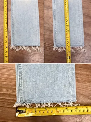 MOTHER Dazzler Yoke Front Ankle Jeans 25 Lots of Free Hugs Light Wash $238 thumbnail 9