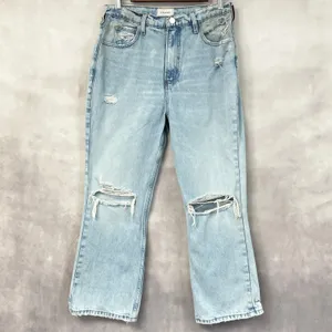 FRAME Le High N Tight Crop Mini Boot Jeans Womens 28 Distressed Grunge‎ Indie thumbnail 16