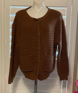 SHEIN Brown Women's Cardigan Sweater thumbnail 1