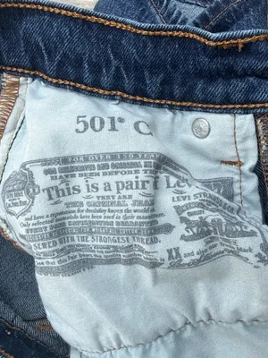Levi’s Woman’s 501 C Curve Short Dark Wash Denim W24 Festival Coastal Cowgirl thumbnail 10