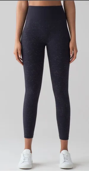 Lululemon Free to Flow 7/8 Leggings Navy Blue thumbnail 1