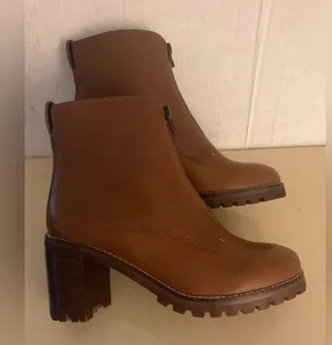 Madewell women leather heel The Alyce boots size 6.5 thumbnail 10