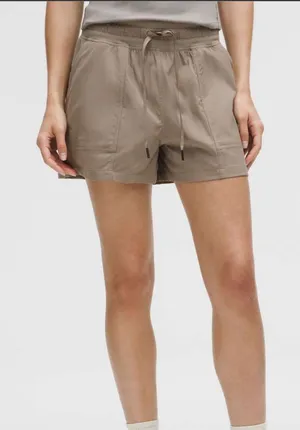Lululemon dance studio high rise short size 4 warm ash gray thumbnail 1