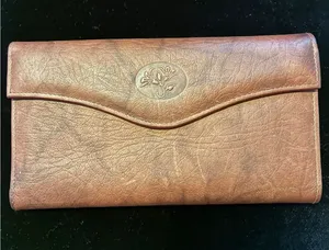Vintage Buxton Heiress Organizer Clutch Wallet Cowhide Leather Long Bifold thumbnail 1