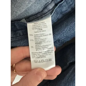 NEW $128‎ MSRP Madewell Straight Leg Denim Jumpsuit Utility Artsy Coveralls Sz 2 thumbnail 5