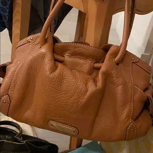 Cole haan camel leather purse thumbnail 1