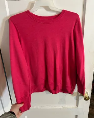 Goodwill Pink Long Sleeve Sweatshirt Size XL thumbnail 1