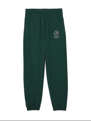 PINK Victoria's Secret Dark Green Sweatpants with Elastic Waist size XL thumbnail 2
