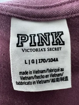 Victoria's Secret PINK Bling Sequin Muscle Tank Rose Begonia Mauve Size Large thumbnail 6
