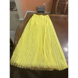 Papaya Pleated Skirt Size M Made In USA thumbnail 11