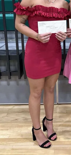 Mini Hello Molly Dress Dark Red  thumbnail 2