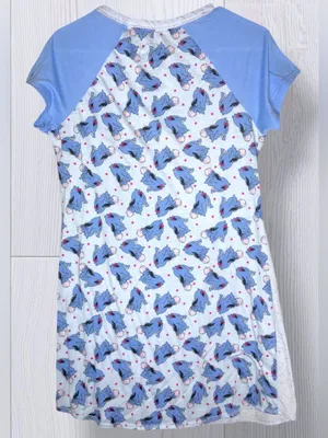 DISNEY Winnie The Pooh Eeyore "Today Is Cancelled" Raglan Nightgown thumbnail 4