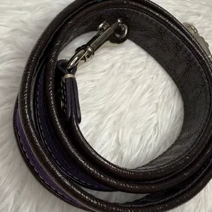 COACH Poppy Replacement Patent Leather Strap Shoulder Strap thumbnail 6