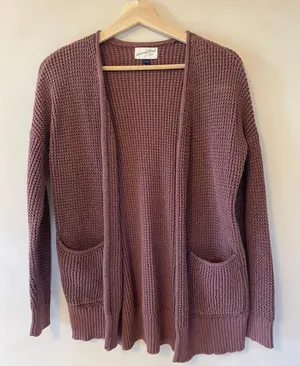 Universal Threads Dusty Pink Cardigan thumbnail 1