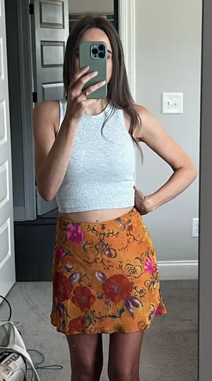 Wild Fable Floral Skirt Mini thumbnail 1