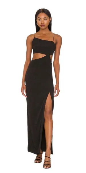 Superdown rachel maxi dress Black Size XS thumbnail 1