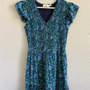 Vineyard Vines Anegada Floral Smocked Midi Dress‎ Size XS thumbnail 3