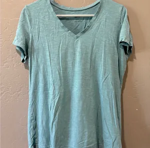 Felina Sky Blue V-Neck Short Sleeve Tee thumbnail 2