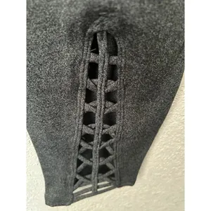 Active Life Size XL Cropped Leggings In black Heather thumbnail 3