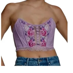Victoria’s Secret Medium Dream Angels embroidered corset top BC 3187 thumbnail 2