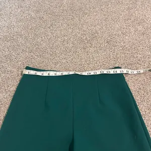Zara Emerald Green High Waisted‎ Shorts medium thumbnail 9