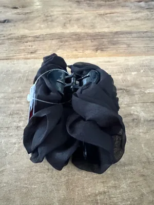 NWT Free People Black Scrunchie Hair Claw Clip thumbnail 4