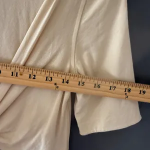 Lululemon Tie‎ Front Short Sleeve Pima Cotton Mini Dress Butter Yellow 2 Preppy thumbnail 5