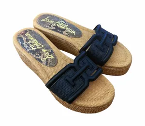 Sam Edelman Black Pauleena Slide Wedge Sandals Sz 7 thumbnail 1