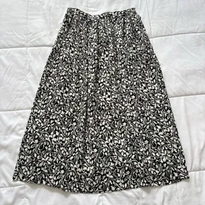 Vintage 80s Maxi Skirt‎ Womens 12 Floral Fairy Whimsy Hippie Gypsy Y2K Feminine thumbnail 1