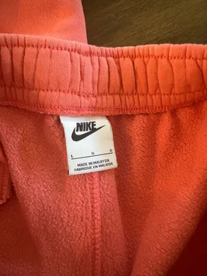 Women’s Coral Pink Nike Sweatpants thumbnail 5