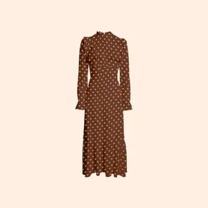 1HR SALE ⚡Reformation Hallie Dress (Au Lait) thumbnail 2