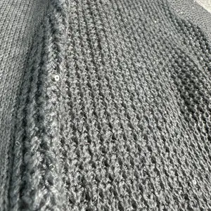 Victorias Secret: Gray Sequined Knit Cardigan thumbnail 4