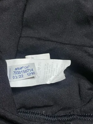 Aerie offline black sports bra thumbnail 4
