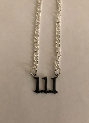 111 Angel Number Necklace  thumbnail 2