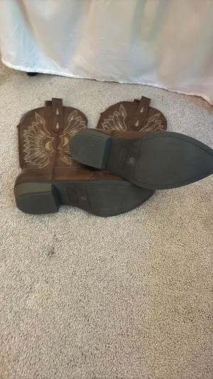 Tall Brown Cowgirl Boots thumbnail 2