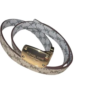 Michael Michael Kors reversible belt with gold buckle ! thumbnail 4