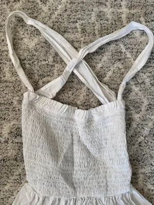 White Summer Dress Size XS thumbnail 2
