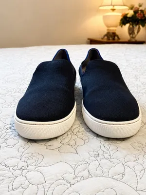 💥ROTHY’S The Original Slip On Sneaker Navy Knit Eco Friendly Women’s Sz 10💛 thumbnail 13