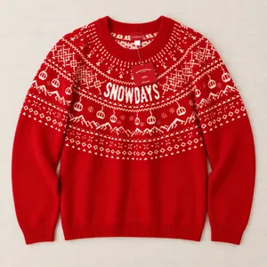 Wondershop Target Red Snow Days Fair Isle Christmas Sweater Womens XXL NWT thumbnail 4