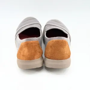 Baretraps Womens Memory Foam Slip On Shoes Gray Textile Suede Heel size 5 thumbnail 5