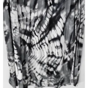 Hula Honey Womens Dress Medium Gray White Tie Dye Strapless Maxi Summer Beach thumbnail 3