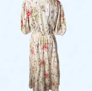 Tolani Floral Eyelet Midi Dress XS | 100% Cotton | NWT thumbnail 2