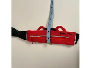 Perfect Red Running Belt Waist Fanny Pack Phone Holder Adjustable Fitness NEW thumbnail 7