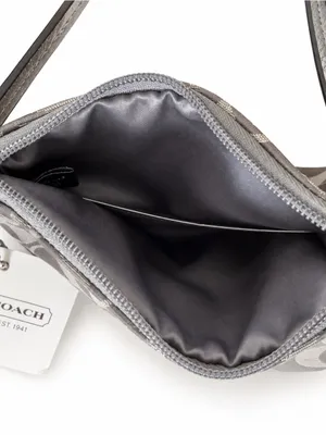 Coach Gray Signature Wristlet - Gray/Light Gray NWT thumbnail 3