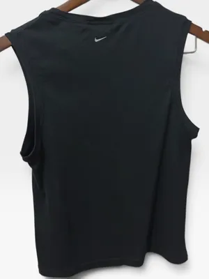Nike | NWOT Black 'Swim Champ' Sleeveless Crop Muscle Tank Top (size S) thumbnail 7