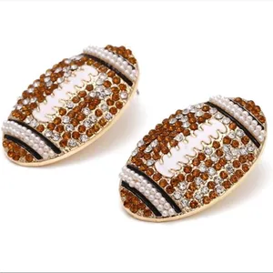 Bauble Bar "Game Day Glam" Football Earrings thumbnail 2